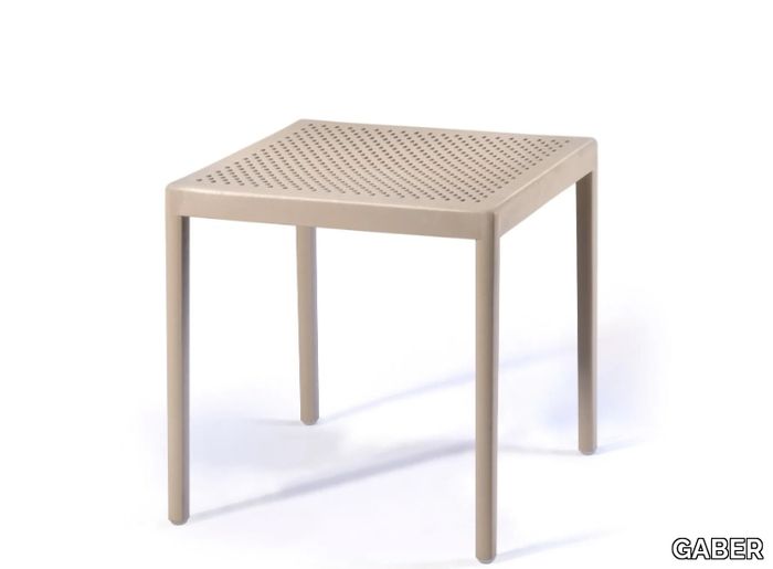 MINUSH - Square technopolymer coffee table _ GABER