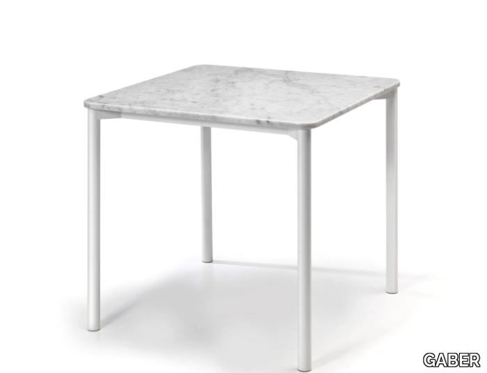 PAREO - Square porcelain stoneware table _ GABER