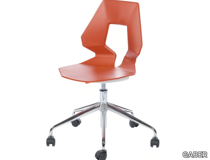 PRODIGE 5R - Swivel chair with castors with 5-spoke base _ GABER