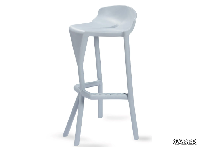 SHIVER - Stackable technopolymer stool _ GABER