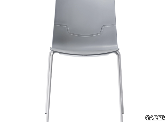 SLOT FILL NA - Stackable technopolymer chair _ GABER