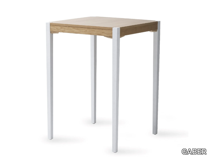 TOGETHER - Square oak table _ GABER