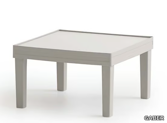 CONGA - Low table in Compactop® E technopolymer with tray _ GABER