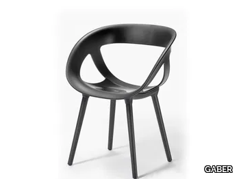 MOEMA BP - Technopolymer chair with armrests _ GABER