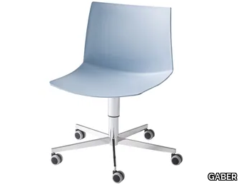 KANVAS 2 5R - Technopolymer office chair with castors with 5-Spoke base _ GABER