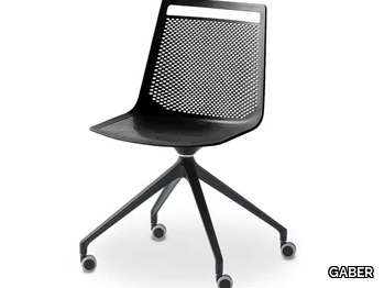 AKAMI UR - Swivel chair with castors _ GABER