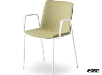 JUBEL ITB - Upholstered chair with armrests _ GABER