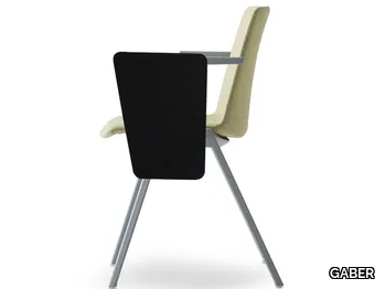 JUBEL IIVBT - Upholstered training chair with writing tablet _ GABER