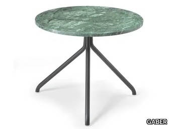 LOL MARBLE - Round Green Guatemala marble coffee table _ GABER