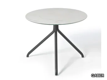 LOL PORCELAIN - Round porcelain stoneware coffee table _ GABER