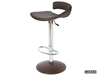 TORINO I - High upholstered stool height-adjustable _ GABER