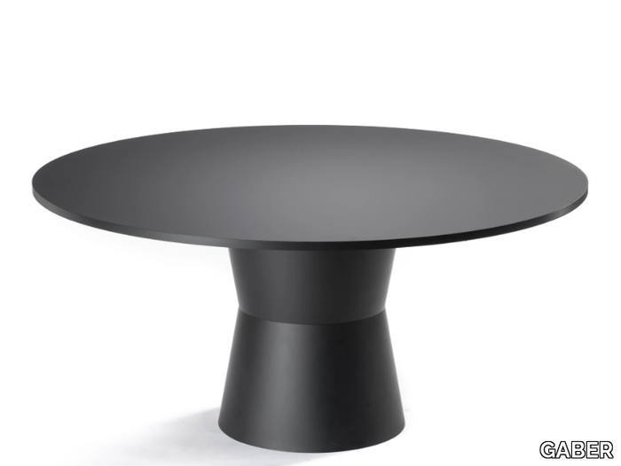 NIDABA - Round laminate table _ GABER