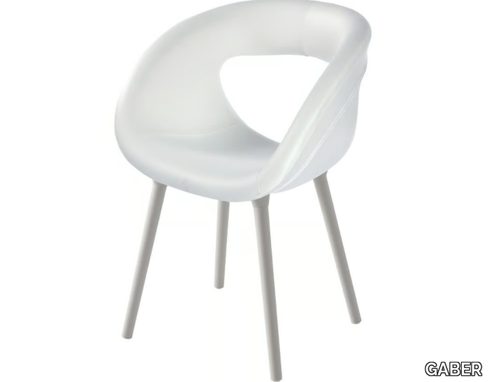 MOEMA IBP - Upholstered chair with armrests _ GABER