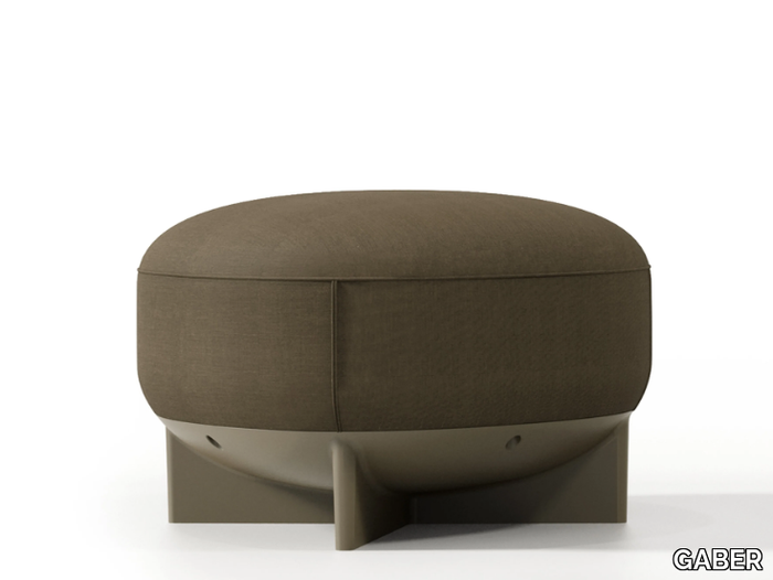 TO-GO - Sectional upholstered fabric pouf _ GABER