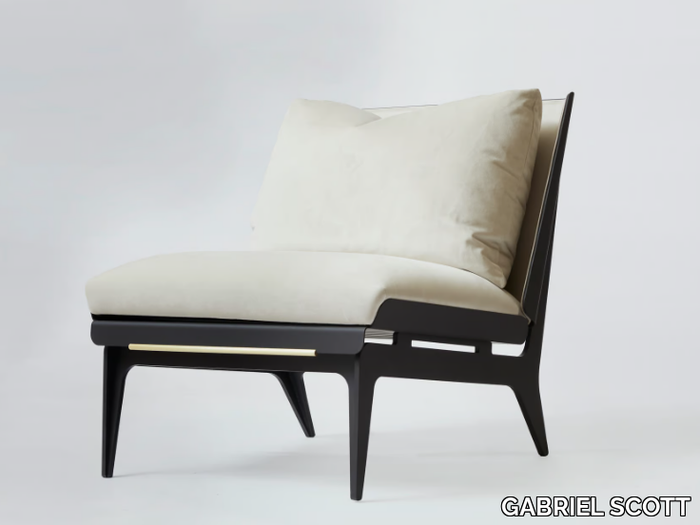 BOUDOIR - Upholstered fabric easy chair _ GABRIEL SCOTT