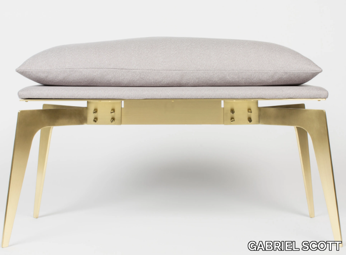 PRONG - Upholstered fabric bench _ GABRIEL SCOTT