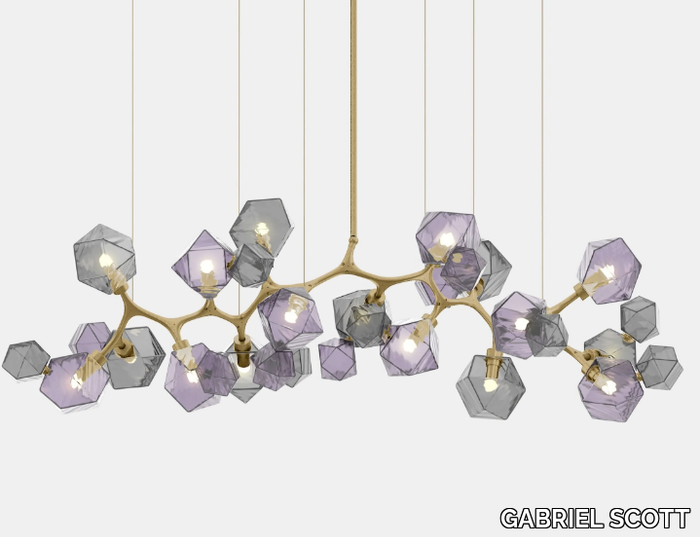 WELLES LONG - LED blown glass pendant lamp _ GABRIEL SCOTT