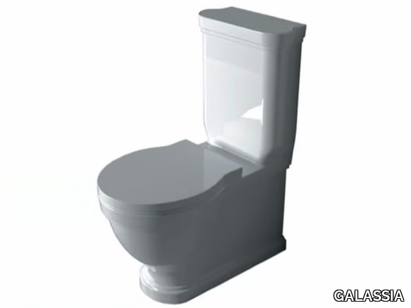 ETHOS 8441 - Close coupled ceramic toilet _ GALASSIA