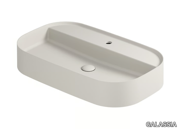 SMART B 7408 - Countertop ceramic washbasin _ GALASSIA