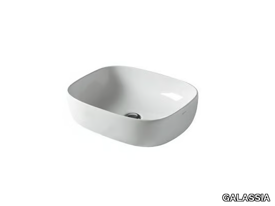 DREAM 7301 - Countertop ceramic washbasin _ GALASSIA