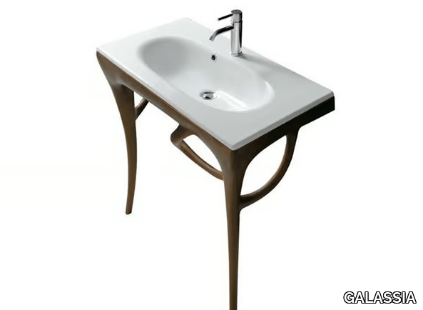 ERGO 7156 - Iroko console sink _ GALASSIA