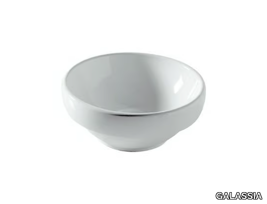 ERGO - 38 CM - Inset round ceramic washbasin _ GALASSIA