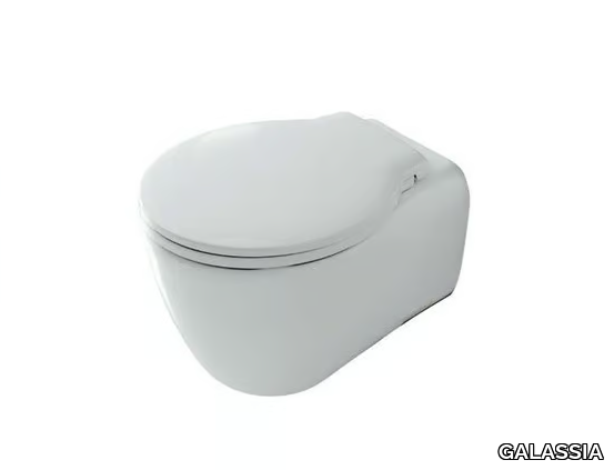 ERGO 7109 - Wall-hung ceramic toilet _ GALASSIA