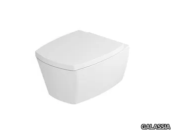 MIDAS 8971 - Wall-hung ceramic toilet _ GALASSIA