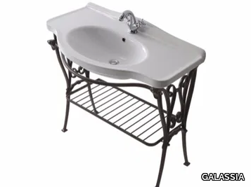 ETHOS 95 - Aluminium console sink _ GALASSIA