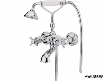 ETHOS - Wall-mounted bathtub tap with hand shower _ GALASSIA