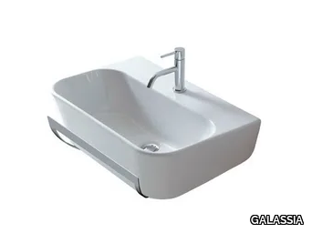 MEG11 5401 - Wall-mounted ceramic washbasin _ GALASSIA