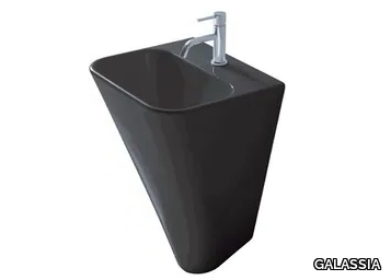 MEG11 5407NE - Wall-mounted ceramic washbasin _ GALASSIA