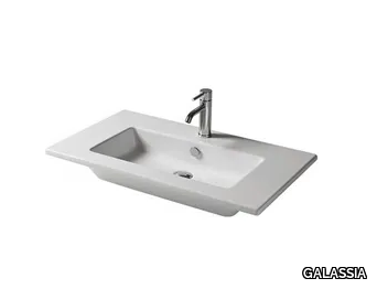 EDEN - 81 CM - Rectangular ceramic washbasin _ GALASSIA