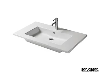 EDEN - 91 CM - Rectangular ceramic washbasin _ GALASSIA