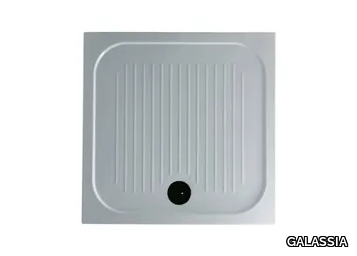 H6 - FLAT - 90 x 90 - Anti-slip square shower tray _ GALASSIA