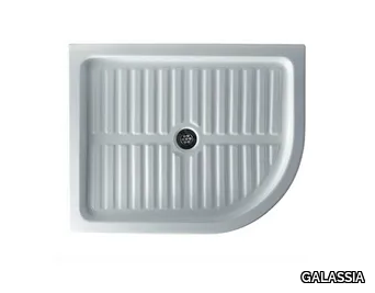 LUNA SX - Built-in anti-slip shower tray _ GALASSIA