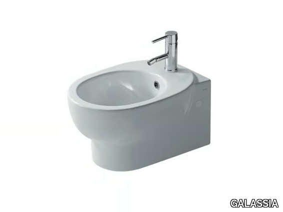 M2 50 - Wall-hung ceramic bidet _ GALASSIA