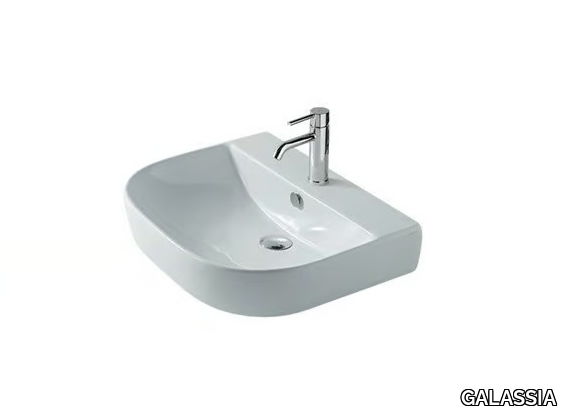 M2 - 60 CM - Countertop ceramic washbasin _ GALASSIA