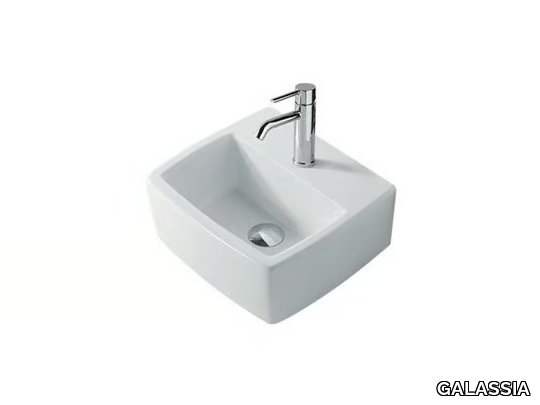 SA.02 40 - Countertop rectangular handrinse basin _ GALASSIA