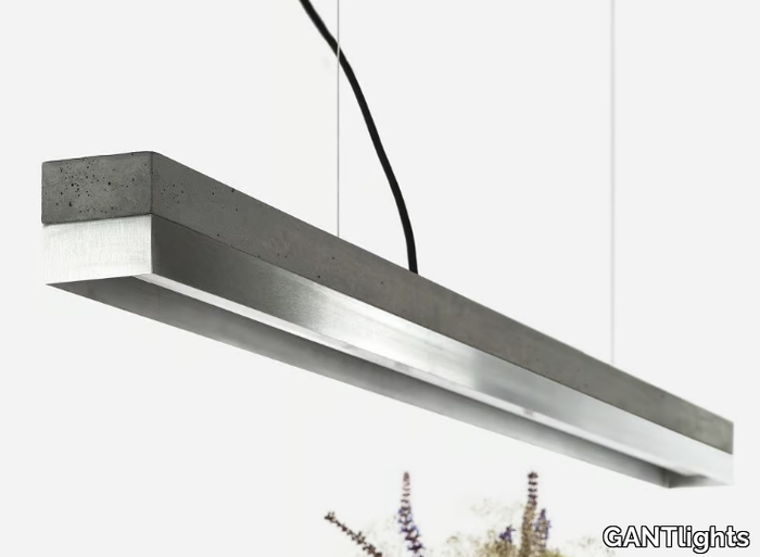 [C1] DARK STAINLESS STEEL - LED stainless steel pendant lamp _ GANTlights