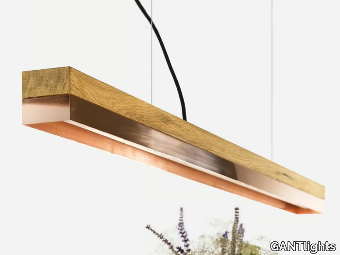 [C1o] COPPER - Dimmable LED Pendant Light (L 122cm) _ GANTlights