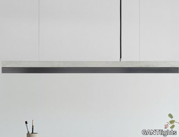 [C2] GUNMETAL - LED cement pendant lamp _ GANTlights