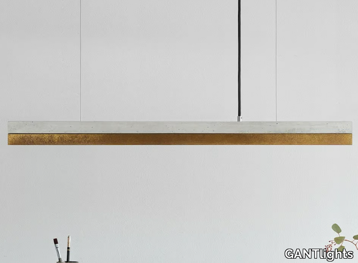 [C2] OXIDISED BRASS - LED dimmable cement pendant lamp _ GANTlights