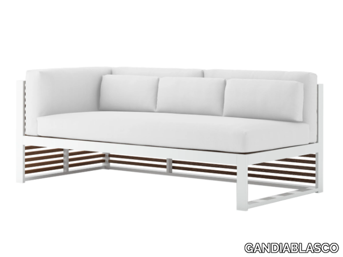 DNA TEAK 1 - Modular sofa _ GANDIABLASCO