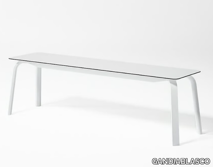 STACK - Aluminium garden bench _ GANDIABLASCO