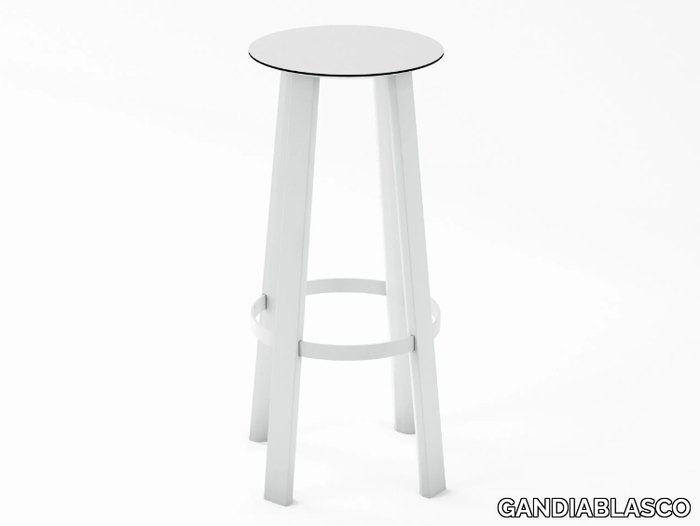 STACK - High stackable stool with footrest _ GANDIABLASCO