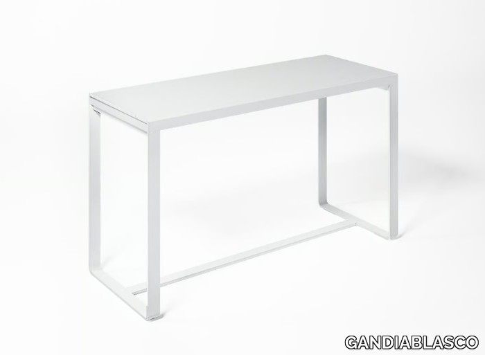 FLAT - Thermo lacquered aluminium high table _ GANDIABLASCO