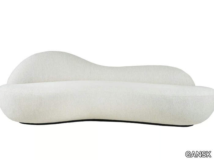 NUANCE - Curved fabric sofa _ GANSK