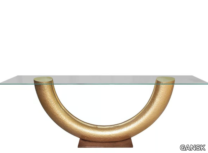 MILLENIUM - Rectangular fiberglass console table _ GANSK