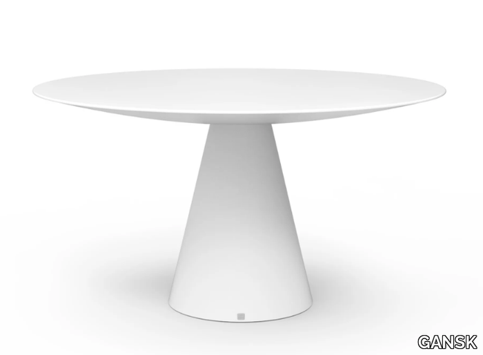 OCEANO - Round fiberglass dining table _ GANSK